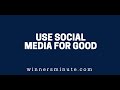Use Social Media for Good | The Winner's Minute With Mac Hammond