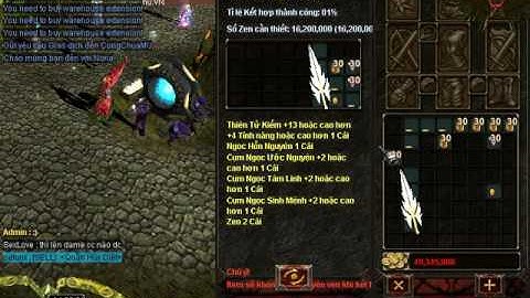 Hướng dẫn lên đồ cấp 2 cho Vũ Khí Rồng game MU ss6.9 Plus