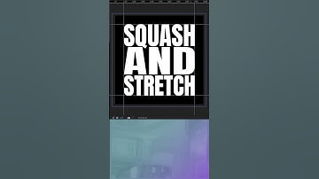 How to Squash and Stretch Text in After Effects Short #aftereffects #aftereffectstutorial