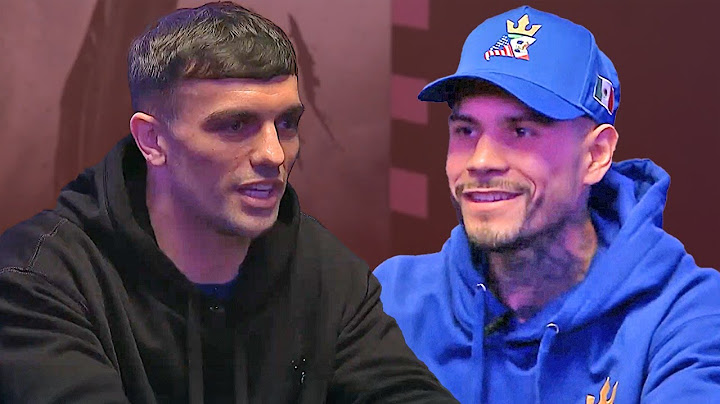 Jack Catterall vs Arnold Barboza Jr • Heated TRASH TALK press conference & Face Off Video