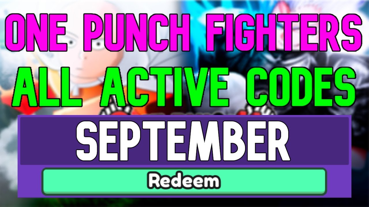 All New September 2022 Codes For One Punch Fighters Simulator ROBLOX WORKING One Punch Fighter 