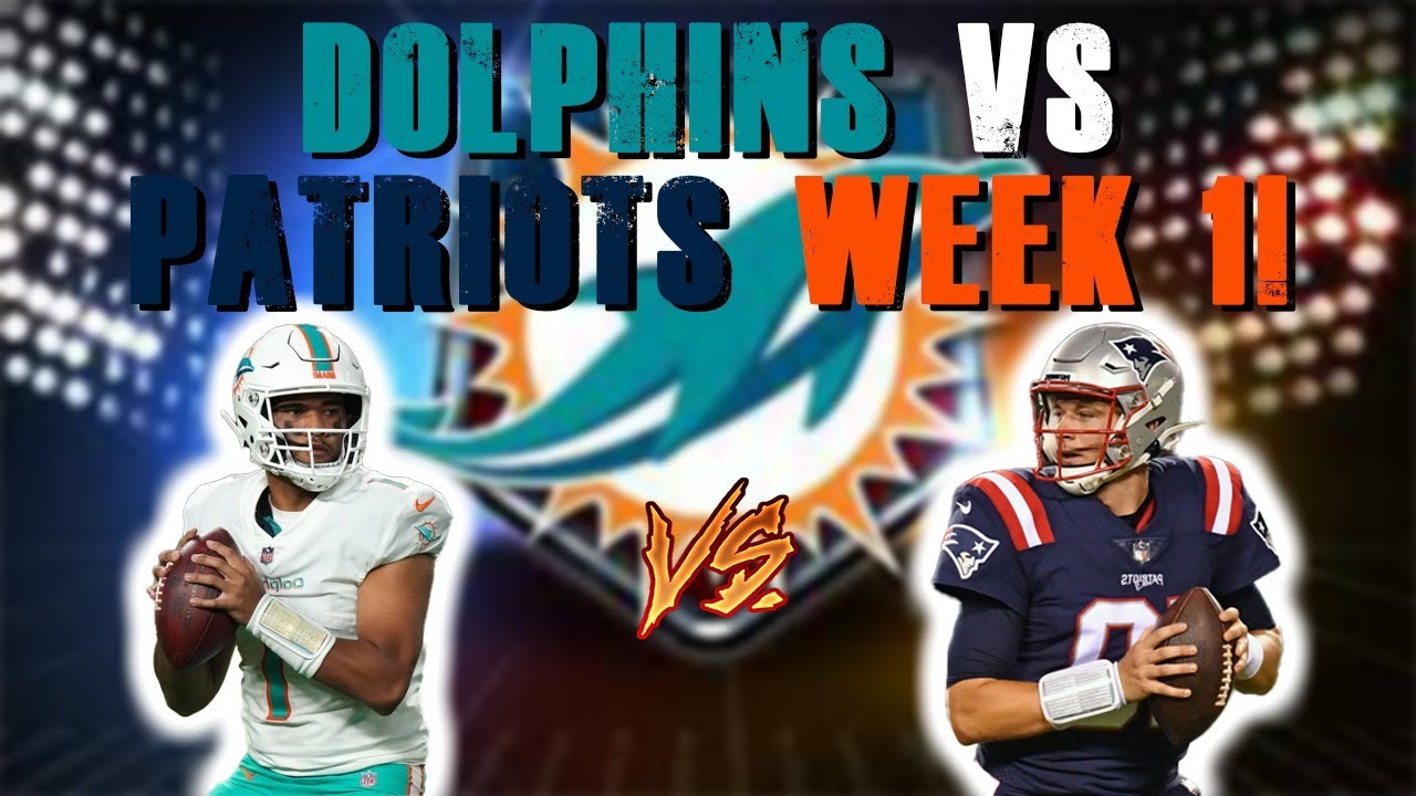 Miami Dolphins play New England Patriots