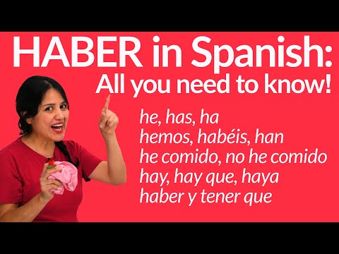 HABER in Spanish : 알아야 할 모든 것 (hay, había, he, ha, has, hubo, había, no hay de qué)