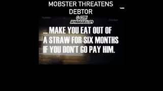 MOBSTER THREATENS DEBTOR #G-CODE #MOBSTER #JAYMAKAVELI.89 #PAYTHEBILL