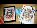 Digital Tattoo Flash vs Hand Painted Tattoo Flash - Pros and Cons