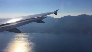 Landung / Final approach Bastia (Korsika/Corsica) 27.08.16 with Eurowings A319