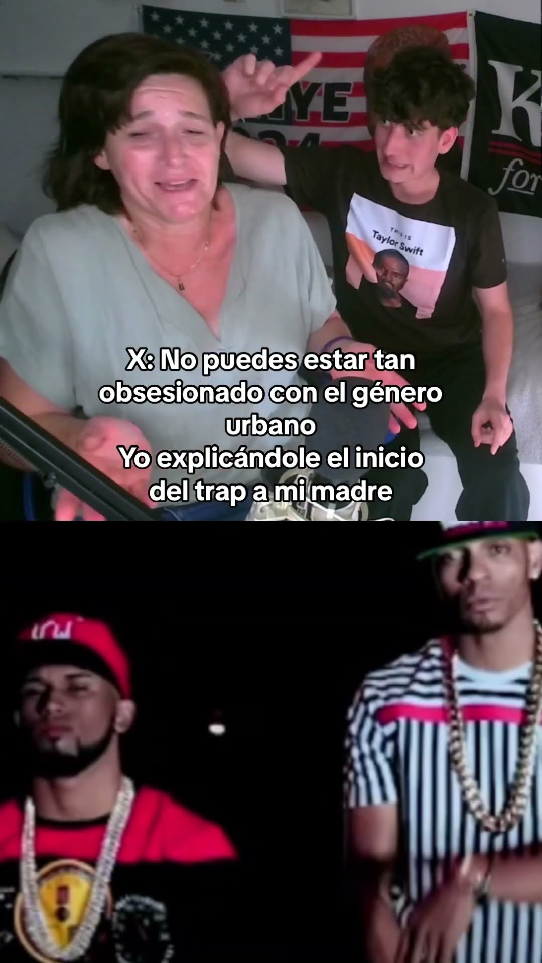 Mi madre reacciona a Esclava?? #fyp #parati #rowggi #anonimus #meme #esclava