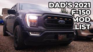 Mod List of My Dad's 2021 Ford F-150 | Morimoto Tail Lights Install