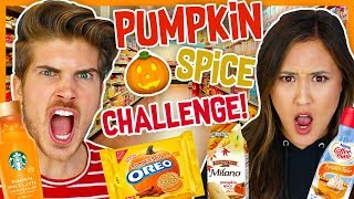 EXTREME PUMPKIN SPICE CHALLENGE! W/LAURDIY