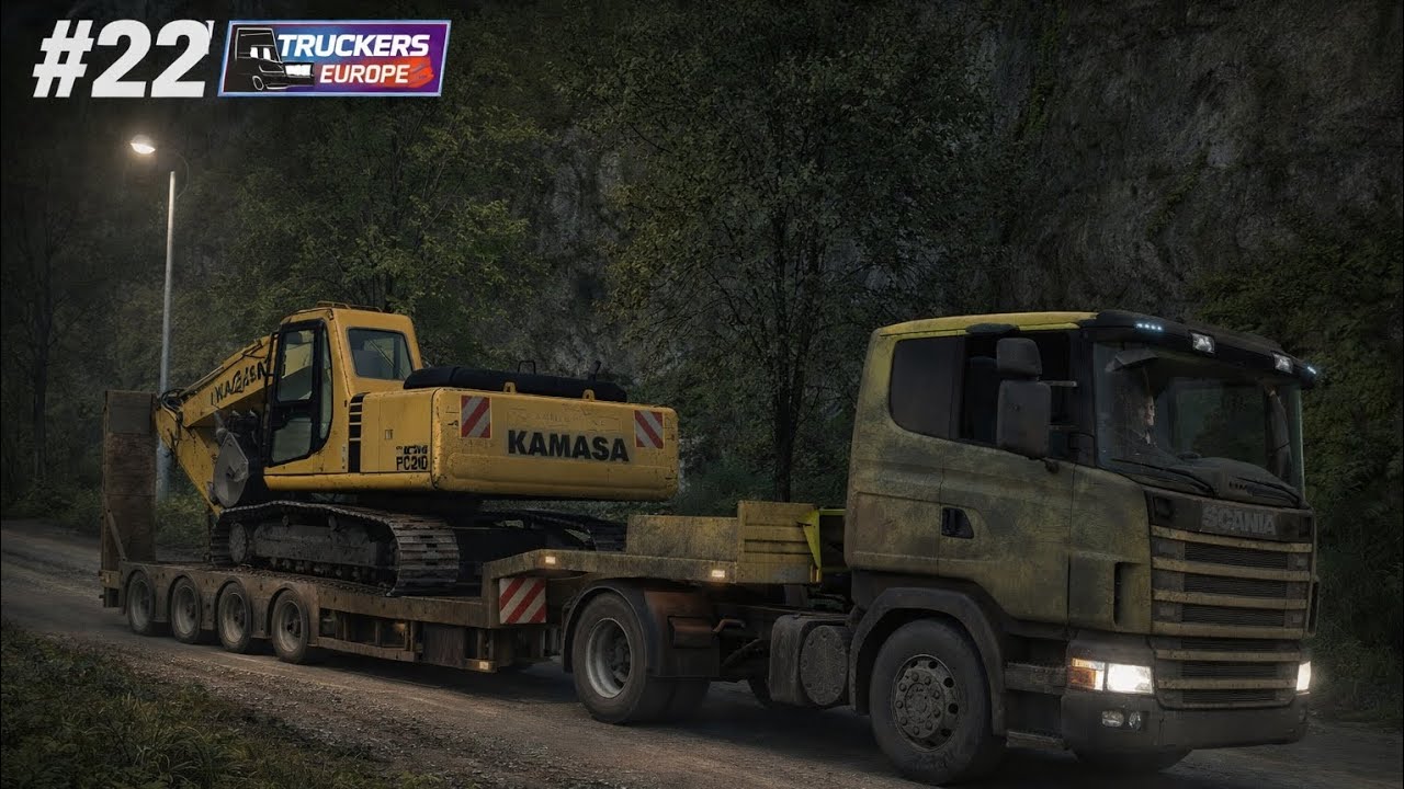 🚛 Truckers of Europe 3 🎮 #22 🌧️realistic gameplay 🎮 realistic driving🚦 heavy cargo 🪨 realistic truck