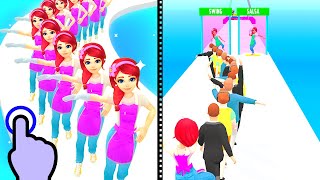 Human Train - Human Stack Dance Run - All Levels iOS Android GamePlay