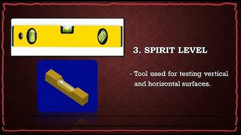 Classification of Carpentry Hand Tools