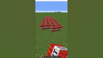 Placing one block of tnt per subscriber day 8  #minecraft #minecraftshort #minecraftshorts