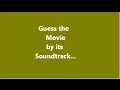 Film soundtrack quiz 1