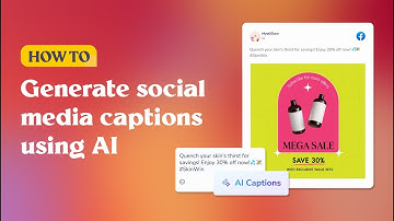 How to generate social media captions using AI | PosterMyWall