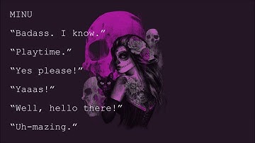 MINU | Selection Screen Voice Lines | MCVS