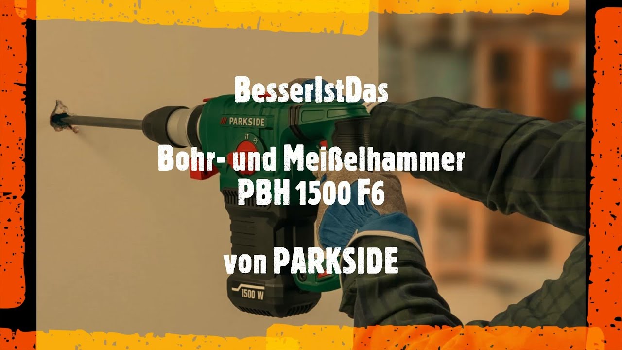 BesserIstDas - Bohr und Meißelhammer PBH 1500 F6 von PARKSIDE - YouTube | Bohrmaschinen & Zubehör