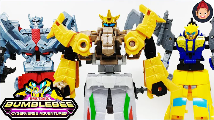 Transformers Bumblebee Cyberverse Adventures Dinobots Unite Toys - Wheelgrim Slugtron Bumbleswoop