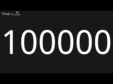 100000 Second Countdown Timer