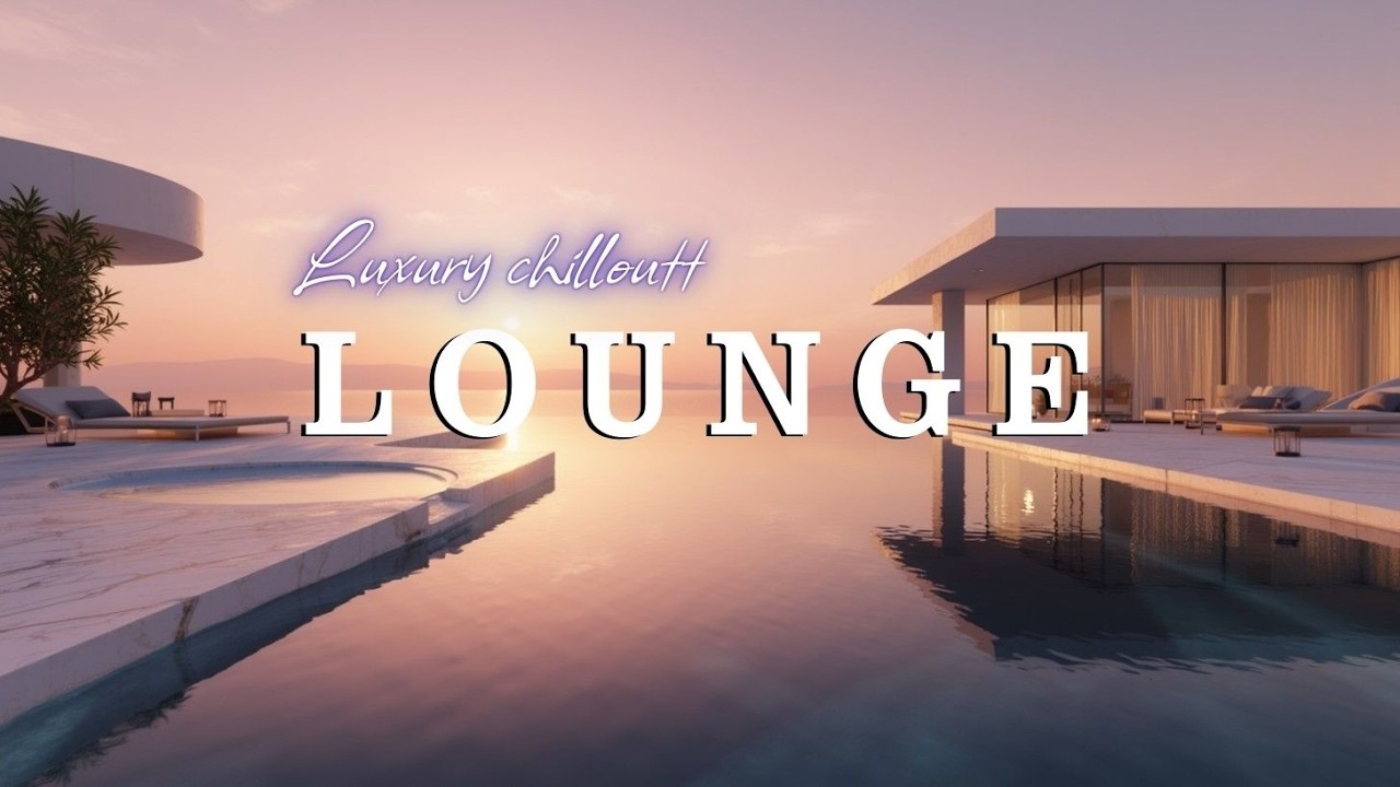 Музыка в лаунже на крыше: Атмосфера ночного города - От заката до ночи