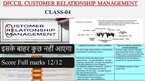 Class-04 | DFCCIL Customer Relationship Managemnt | Operation & BD | #CRM #dfccil