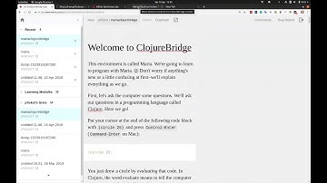 Practicalli Clojure 22 - Maria.cloud - creating a learning course