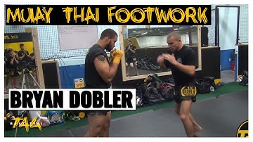 Muay Thai Footwork Drill and Eye Level with Ajarn Bryan Dobler