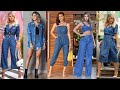 OUTFITS Y COMBINACIONES CON PRENDAS DE MEZCLILLA MODA Y TENDENCIAS 2021 MUJER OUTFITS EN DENIM