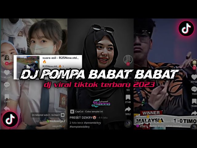 DJ POMPA BABAT BABAT BY TRS SOUND VIRAL TIKTOK TERBARU YANG KALIAN CARI !! class=