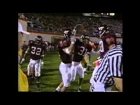 Virginia Tech punt block vs. WVU, 2000