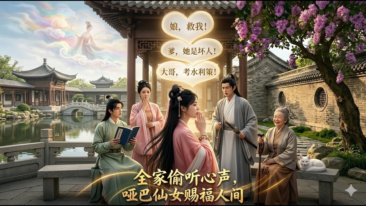 哑女仙娥赐福，全家偷听心声改命！