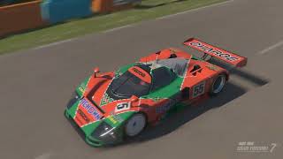 グランツーリスモ 7_202405 VR drive weekly challenge mazda 787b #psvr2 #fanatec #ps5 4k 　 replay