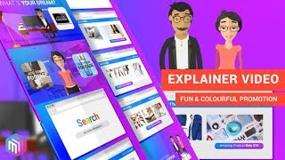 Explainer Video Dream Shopping Online | After Effects Template | Product Promo