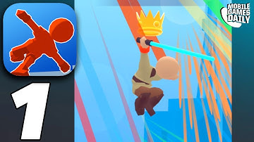 PARKOUR RACE FREERUN GAME Gameplay Walkthrough Part 1 - Levels 1-20 (iOS Android)