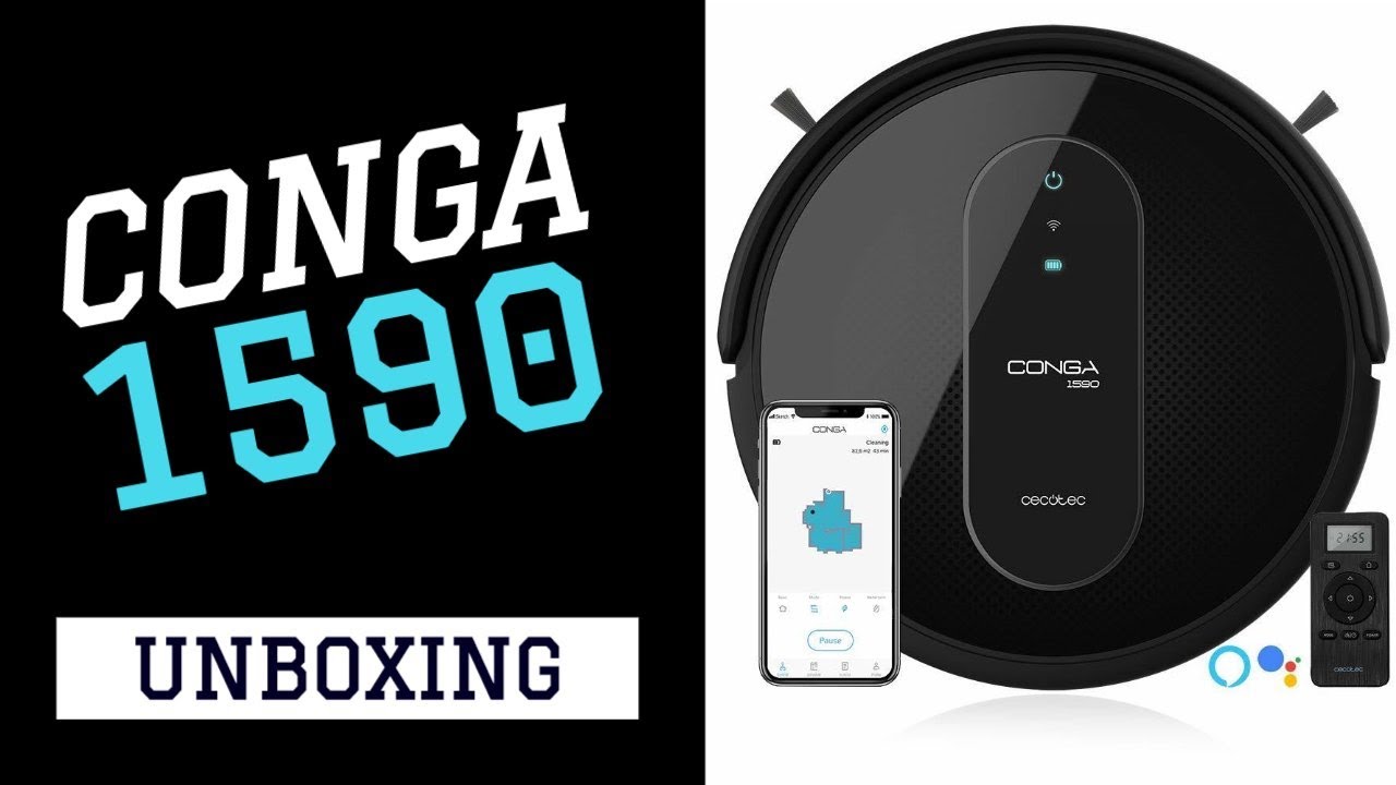 CONGA 1590 Active - UNBOXING Robot Cecotec - YouTube