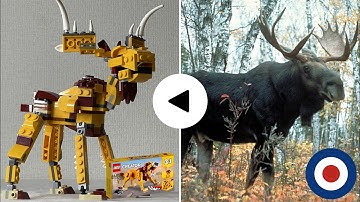LEGO Creator 31112 Alternative build tutorial ​MOOSE、レゴクリエイター31112をヘラジカに組み替え