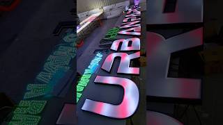 The neon lights create a super cool atmosphere#ledsignled #LEDSign #neonsign #customledsign