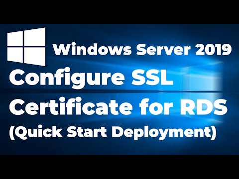 43. Configure SSL Certificate for RDS with Quick Start Deployment
