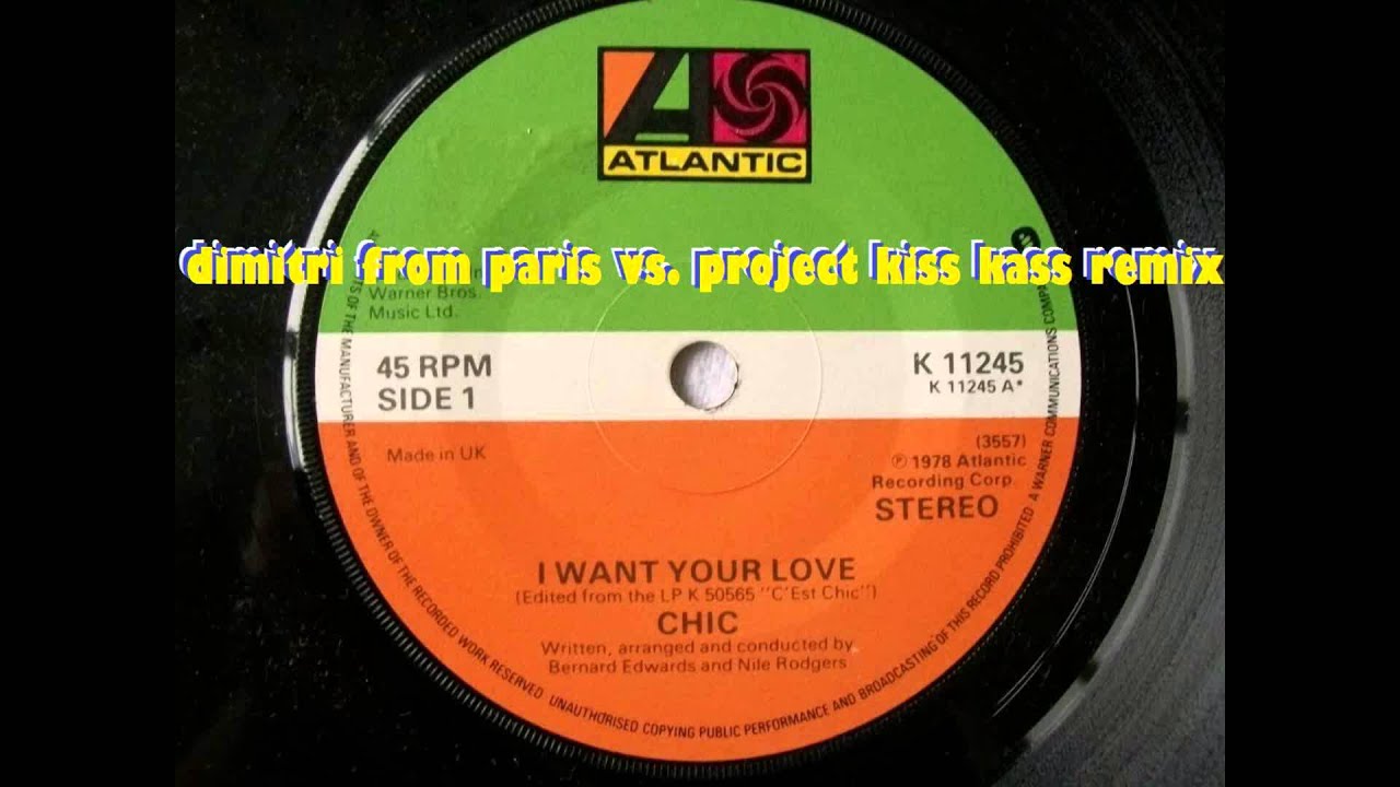 Chic I Want Your Love Dimitri From Paris Remix