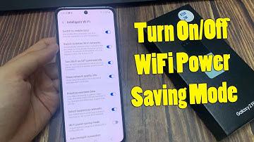 Samsung Galaxy Z Flip 5: How to Turn On/Off WiFi Power Saving Mode
