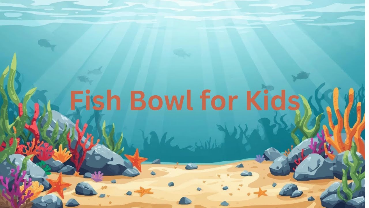 Fish Bowl for Kids | Cute Cartoon Fish Animation and Learning Video