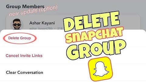 Quick Guide: How to Delete a Snapchat Group You Created (2023)