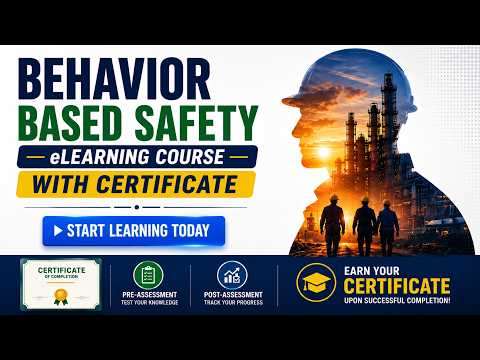 Behavior Based Safety eLearning Course with Certificate | BBS Training Outcomes