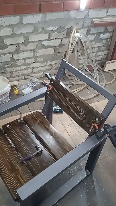 Садовая мебель из профильной трубы, сборка. - YouTube