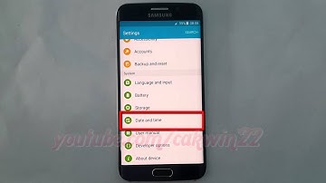 Android Lollipop : How to Change Time zone manually on Samsung Galaxy S6