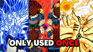 45 Extremely Broken Jutsus That Were Used Only ONCE in Naruto