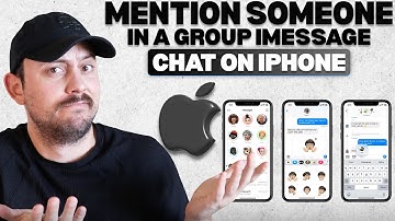 How to Mention Someone in iMessage Group Chat on iPhone (iOS Tutorial)