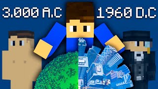 então eu criei A HISTORIA DA HUMANIDADE no MINECRAFT!!