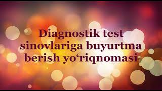 Diagnostik test sinovlariga buyurtma berish yo‘riqnomasi (my.dtm.uz) screenshot 3
