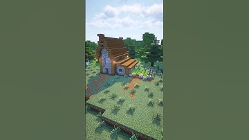 Minecraft Simple Medieval House🏠 Tutorial #shorts #minecraft #tutorial #foryou #fypシ゚ #howtobuild